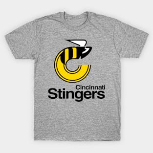 Retro Hockey - WHA - Cincinnati Stingers Hockey Team Seventies T-Shirt